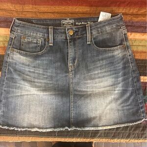 Signature by Levi Strauss Blue Denim Midi Skirt